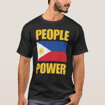 People Power zet Marcos af T-shirt Corruptie Prote