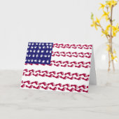 People Print Flag Kaart (Gele Bloem)