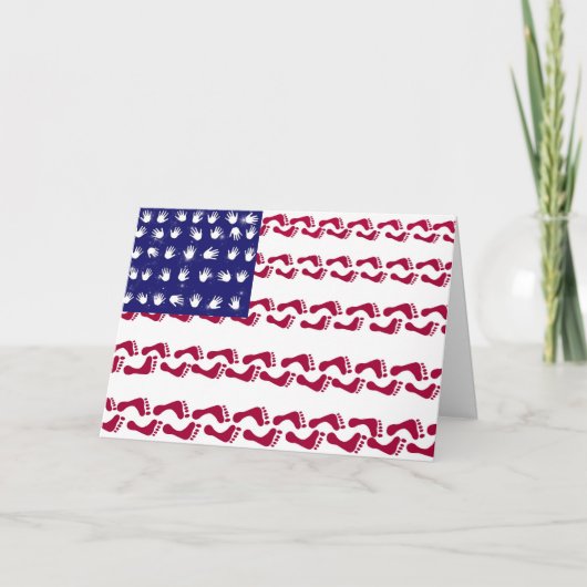 People Print Flag Kaart (Voorkant)