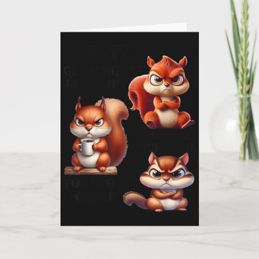 People Say Growing Old Is A Gift I'd Like To Retur Kaart (Voorkant)