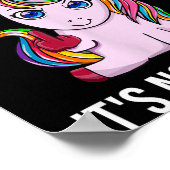 People Say I Act Like I Dont Care Funny Sarcastic  Poster (Hoek)