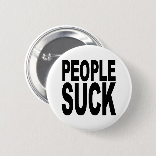 People Sucks Ronde Button 5,7 Cm (Voorkant /achterkant)