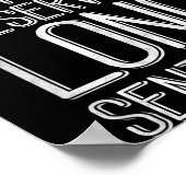 People Who Do Not Use Punctuation Funny Grammar  Poster (Hoek)