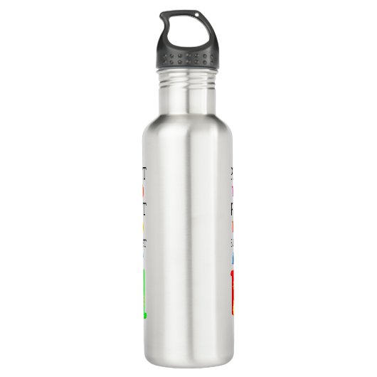 People Will Never Forget How You Made Them Feel  Waterfles (Achterkant)