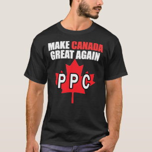 People&x27;s Partij van Canada logo PPC Maxime Ber T-shirt