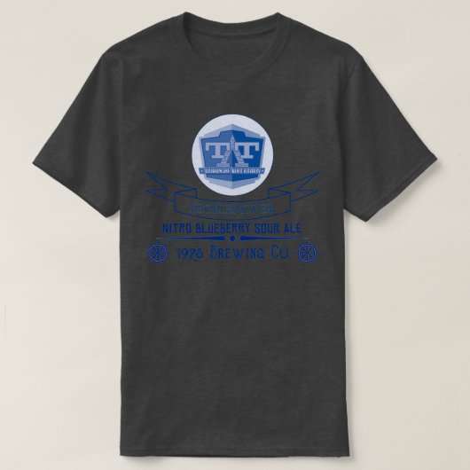 Peoplemover Blueberry Sour Ale classique T-shirt (Design voorkant)