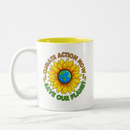People's Climate March for Justice Coffee Cup Mok (Links)
