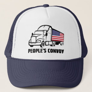 People's Convoy 2022 I Support Truckers American Trucker Pet