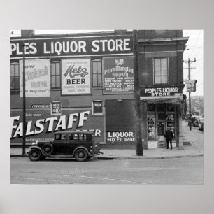 People's Liquor Store, 1938.  foto Poster