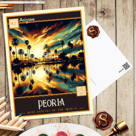 Peoria, Arizona | Oude ansichtkaart Briefkaart