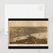 Peoria Illinois (1867) Briefkaart (Voorkant / Achterkant)