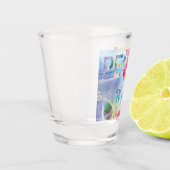 Peoria, Illinois - Colorful Design Shot Glas (Links)