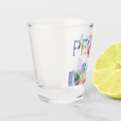 Peoria, Illinois II - Colorful Design Shot Glas (Links)