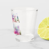 Peoria, Illinois II - Colorful Design Shot Glas (Rechts)