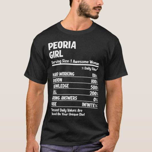 Peoria Meisje T-shirt (Voorkant)