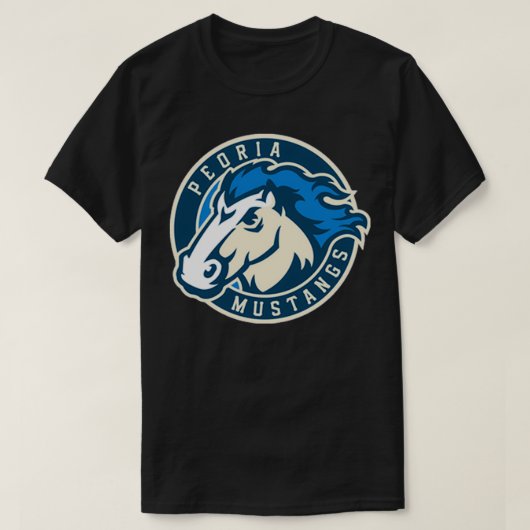 Peoria Mustangs T-shirt (Design voorkant)