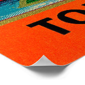 Peoria Tomato Label Peoria IL Poster (Hoek)