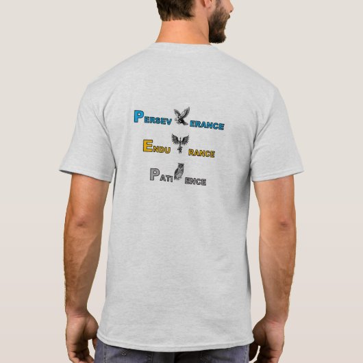 PEP-Mannen T-Shirt (Achterkant)