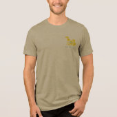 Pep Talk Records Drumkit Tri-Blend Shirt (Voorkant)