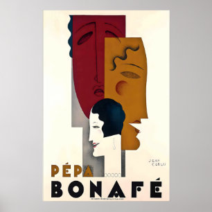 Pepa Bonafe Art Deco door Jean Carlu Vintage Poster