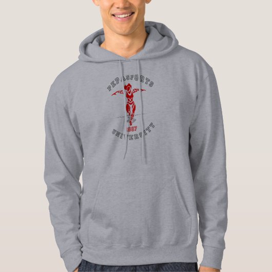 PEPAGEAR - PEPASPORTEN UNIVERSITEIT - Sterke vrouw Hoodie (Voorkant)