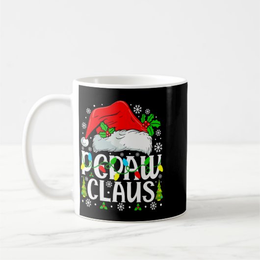 Pepaw Claus Funny Christmas Family Matching  Koffiemok (Links)
