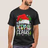 Pepaw Claus Funny Christmas Family Matching T-shirt (Voorkant)
