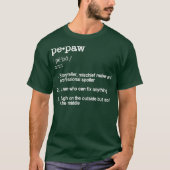 PePaw Definition Fathers Day Gift T-shirt (Voorkant)