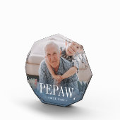 Pepaw Grandpa Jaar ingesteld Fotoblokken (Rechts)