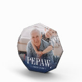 Pepaw Grandpa Jaar ingesteld Fotoblokken (Rechts)
