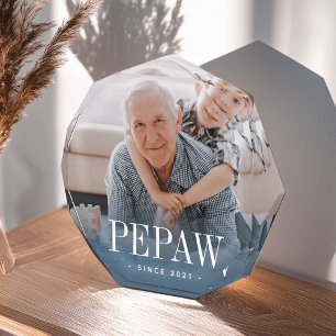 Pepaw Grandpa Jaar ingesteld Fotoblokken