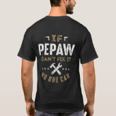 Pepaw kan het oplossen t-shirt (Achterkant)