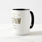 Pepaw - Papa opa de ultieme autoriteit Mok (Voorkant rechts)