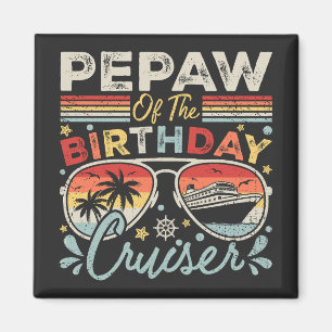 Pepaw van het verjaardagscruiser vakantieplein magneet