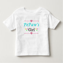 PePaw's Meisje Peuter T-shirt