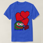 PEPE DE KIKKER IN 100 LUV T-SHIRT (Design voorkant)