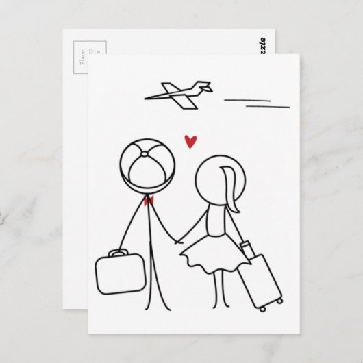 Pepe en Lulu Briefkaart (Voorkant / Achterkant)