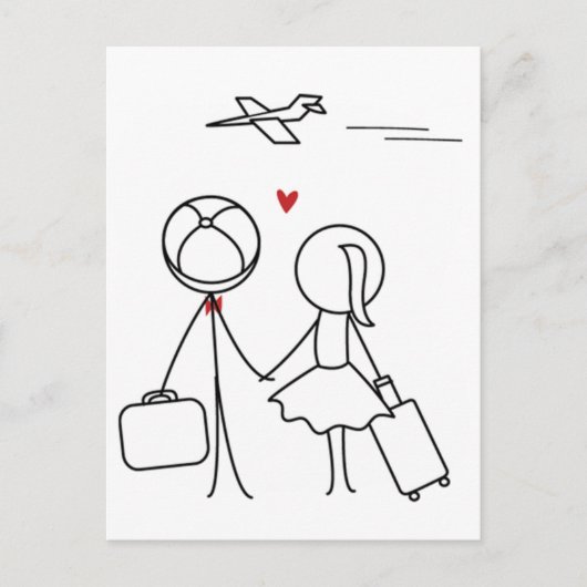 Pepe en Lulu Briefkaart (Voorkant)