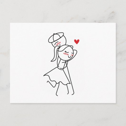 Pepe en Lulu Briefkaart (Voorkant)