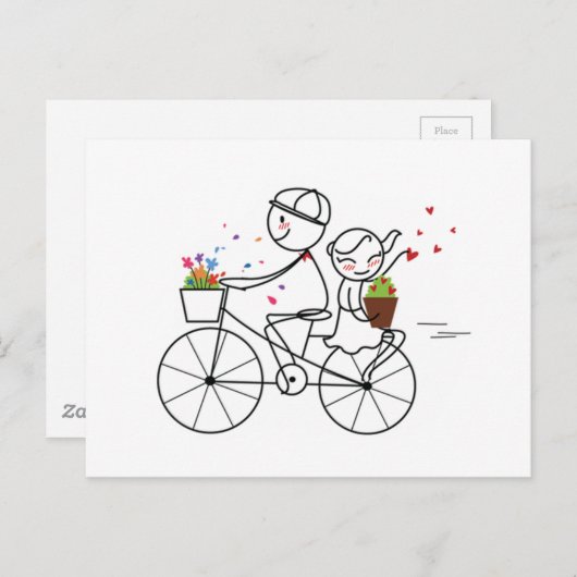 Pepe en Lulu Briefkaart (Voorkant / Achterkant)