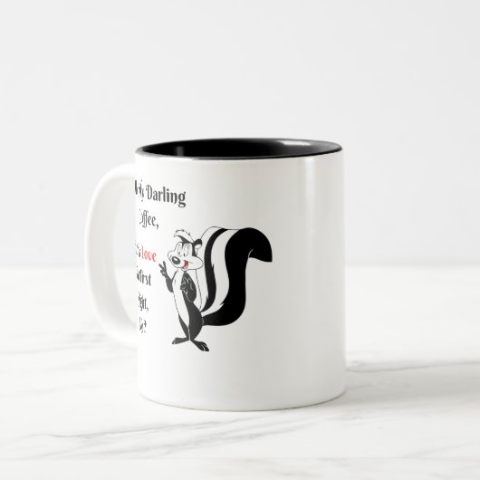 Pepe Le Pew Nostalgic Coffee Mug Tweekleurige Koffiemok (Voorkant links)