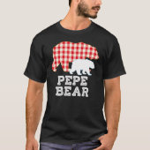 Pepe Plaid Groot Beer Papa Opa Vader Dag Pro T-shirt (Voorkant)