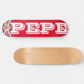 PEPE-skateboard Persoonlijk Skateboard (Horizontaal)