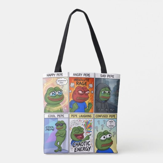 Pepe  tote bag (Achterkant)