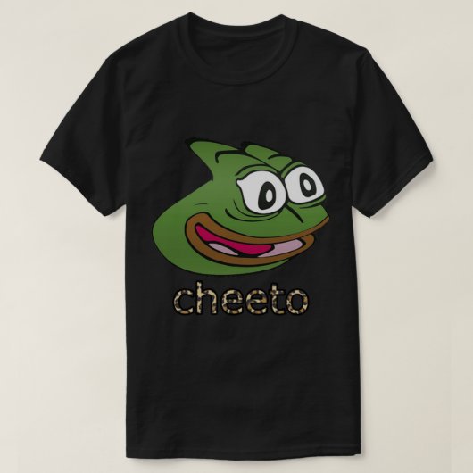 Pepega cheeto (xQc) T-shirt (Design voorkant)