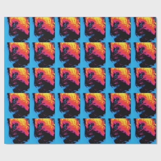 Peper en kunststof, geïsoleerd cadeaupapier (Vlak)