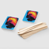 Peper en kunststof, geïsoleerd handwaaier (Niet-gemonteerd)