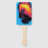 Peper en kunststof, geïsoleerd handwaaier (Voorkant)