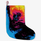 Peper en kunststof, geïsoleerd kleine kerstsok (Voorkant)