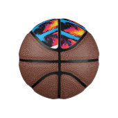 Peper en kunststof, geïsoleerd mini basketbal (Rechts)